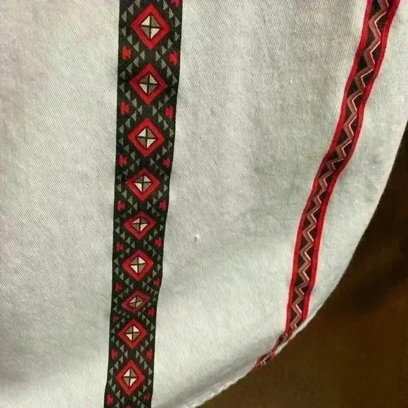 Vintage Old El Paso Tribal Aztec WESTERN Striped Shirt Long Sleeve Button Down - Picture 14 of 15